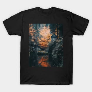 Moody Photography of Bohemian Switzerland's Historic Ticket Office #7 T-Shirt